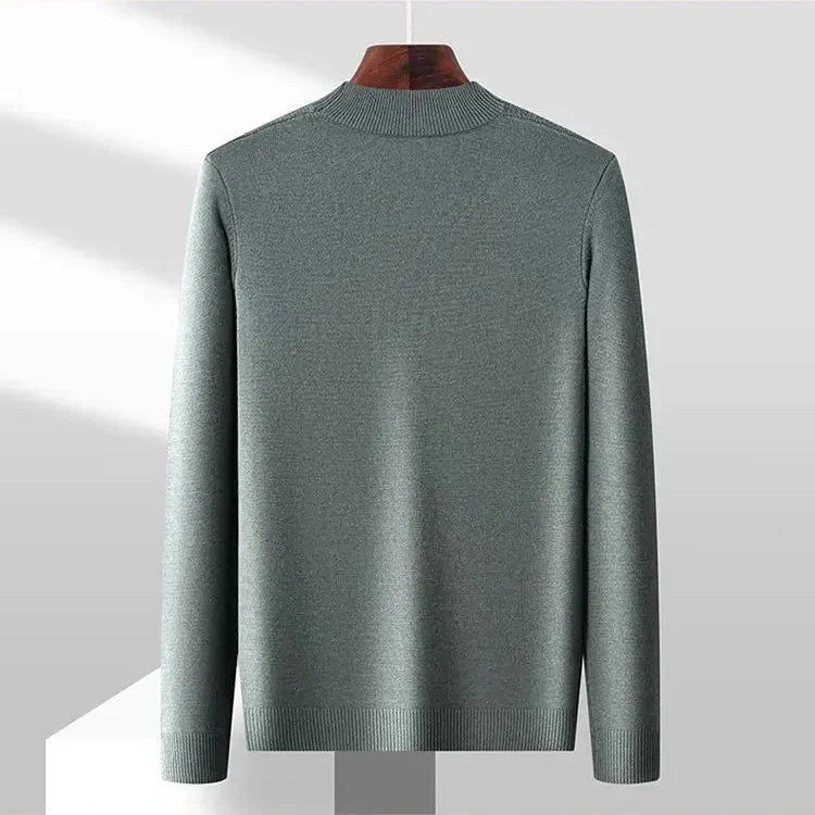 Calanthe | Long Sleeve Jacquard Sweater