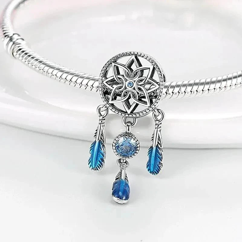 Steph | Blue Dream Catcher Charm