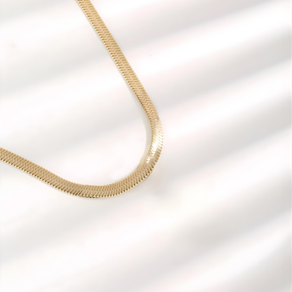 Stacy | Snake Chain Gold Plated Stainless Necklace
