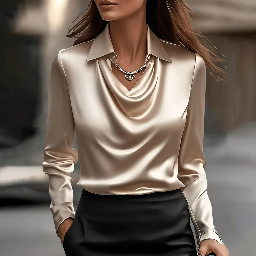Fiona | Satin Blouse