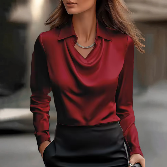 Fiona | Satin Blouse