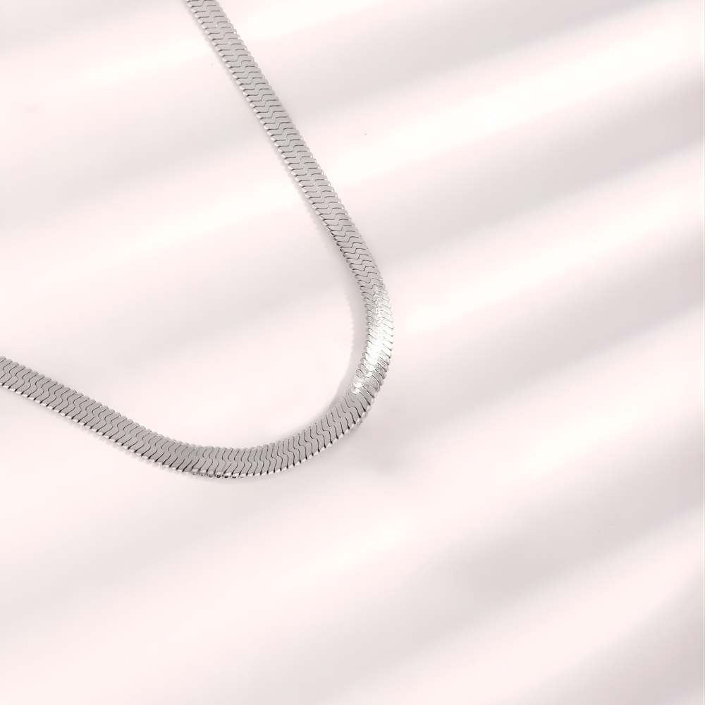 Stacy | Snake Chain Gold Plated Stainless Necklace