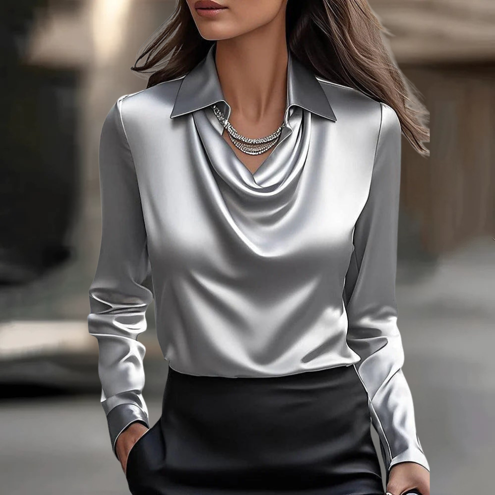 Fiona | Satin Blouse