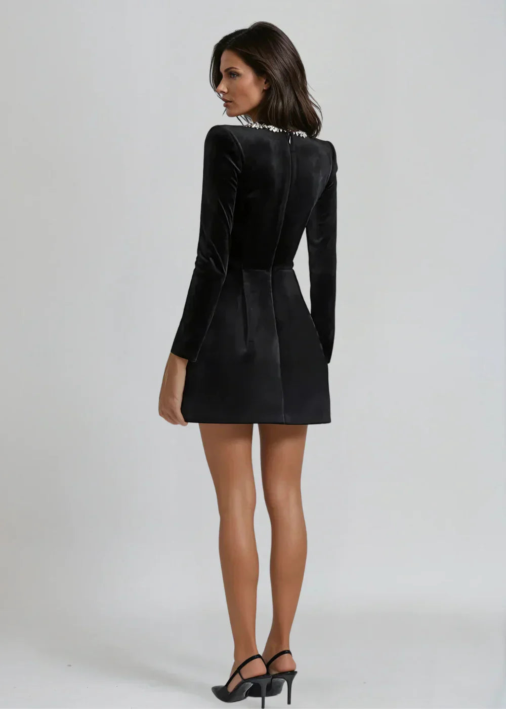 Mirriam | Classic Velvet Mini Dress