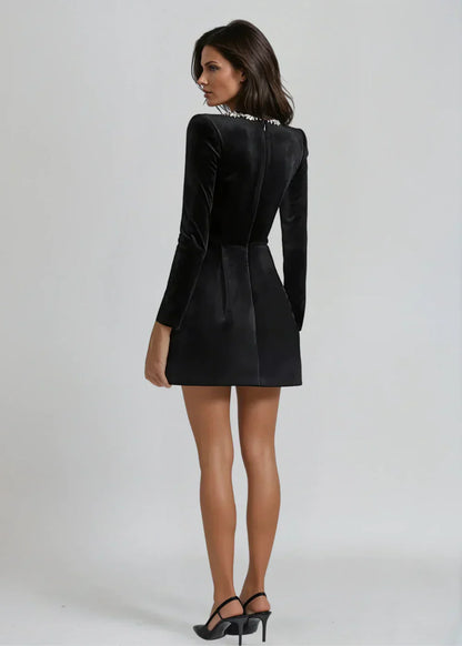 Mirriam | Classic Velvet Mini Dress