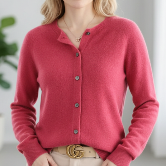 Katarzyna | Button-down Cashmere Sweater