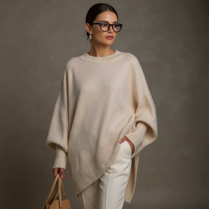 Livia I Oversized Poncho-sweater
