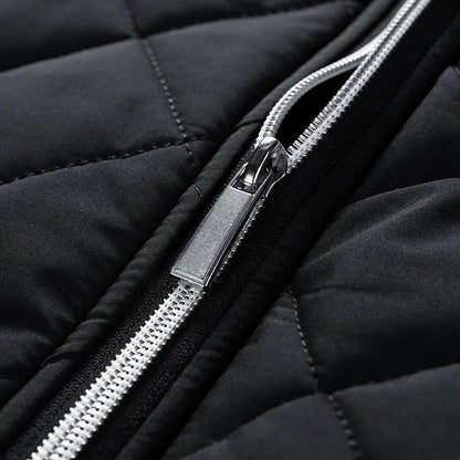 Laurent | Men's quilted diamond jacket