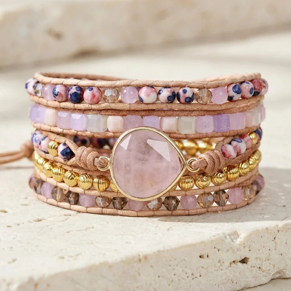 Judie | Healing Rose Quartz Bracelet