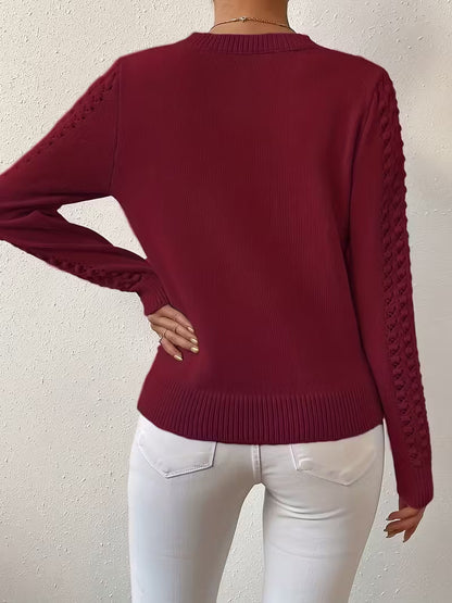 Shannen | Long Sleeve Knitted Sweater