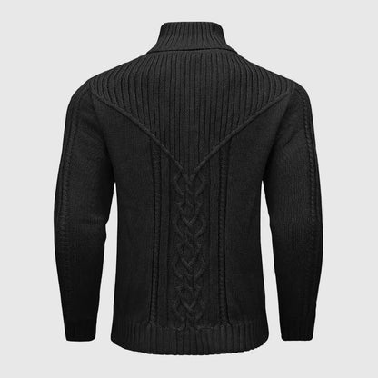 Gregorio | Knitted Shawl Collar Sweater