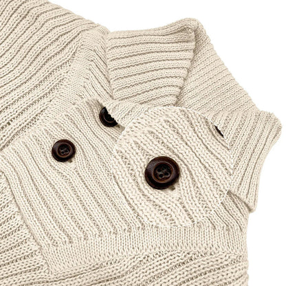 Gregorio | Knitted Shawl Collar Sweater