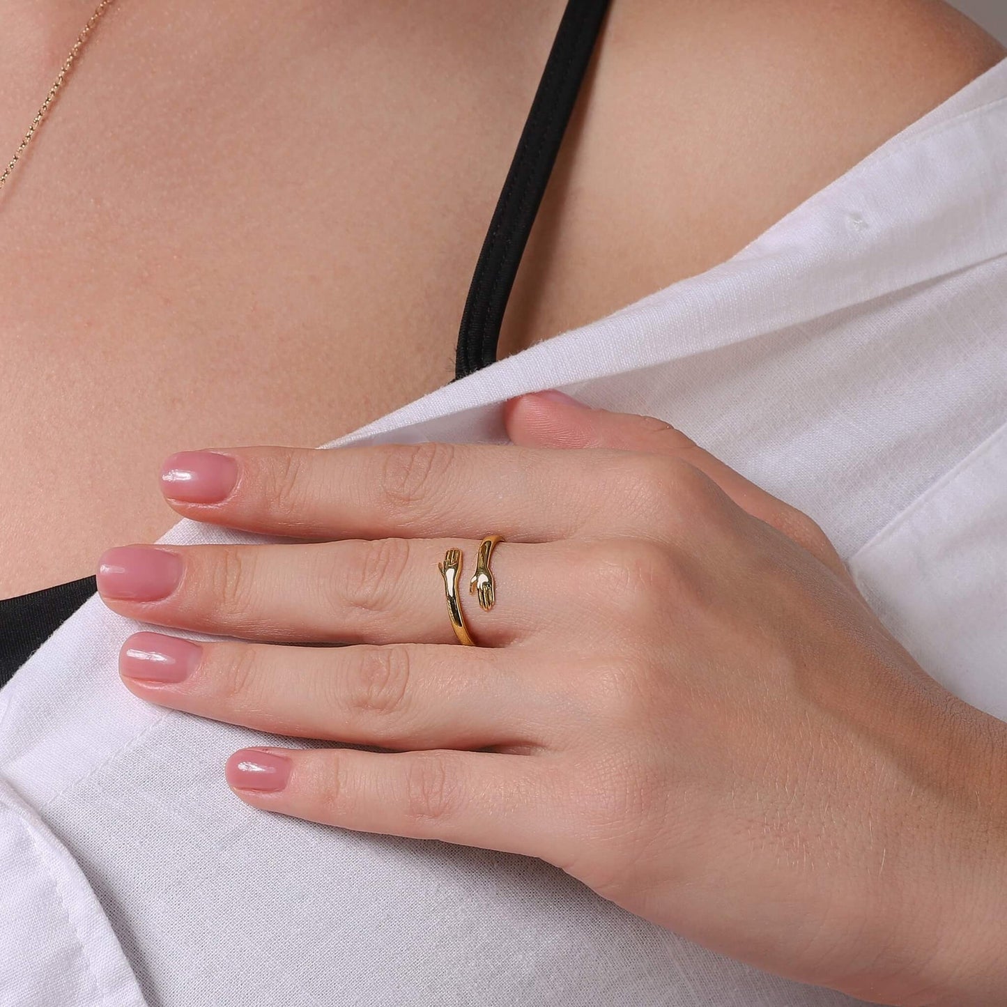 Unella | Adjustable Hand Hug Rings