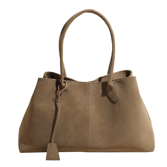 Umaiza | Faux Suede Shoulder Bag