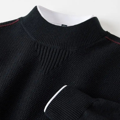 Calanthe | Long Sleeve Jacquard Sweater