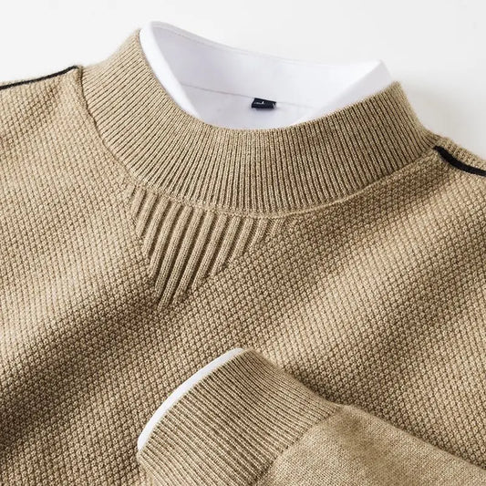 Calanthe | Long Sleeve Jacquard Sweater