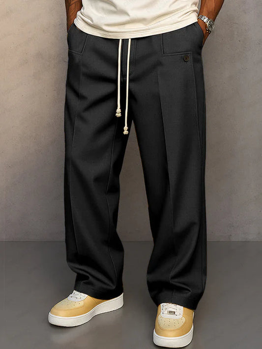 Oden | Elegant pants with adjustable drawstring