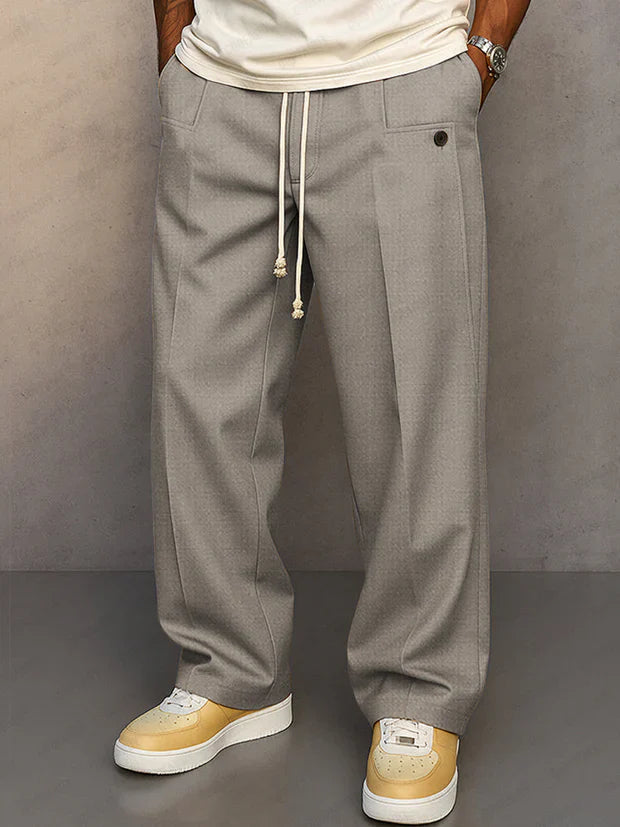 Oden | Elegant pants with adjustable drawstring