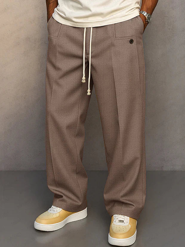 Oden | Elegant pants with adjustable drawstring