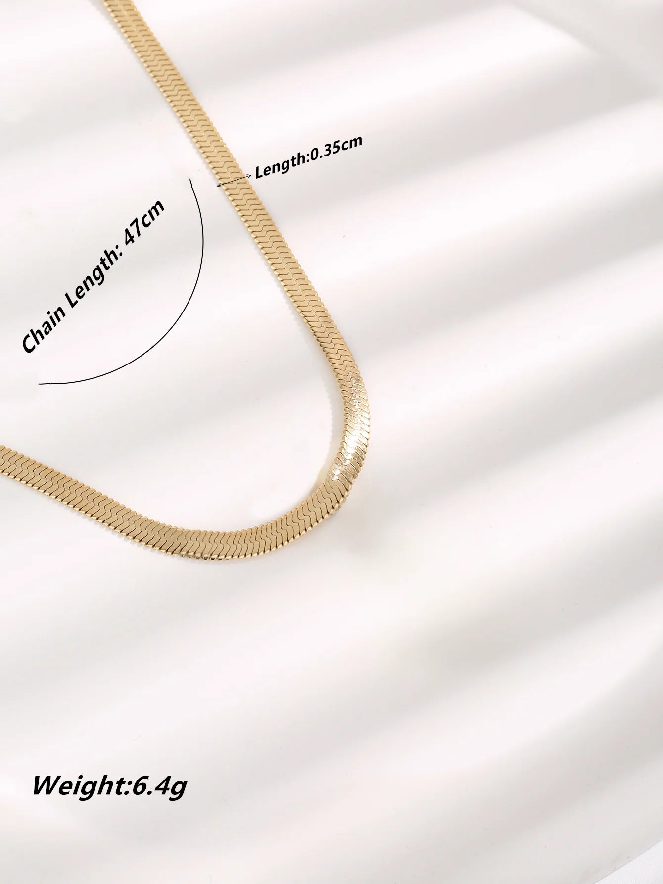 Stacy | Snake Chain Gold Plated Stainless Necklace