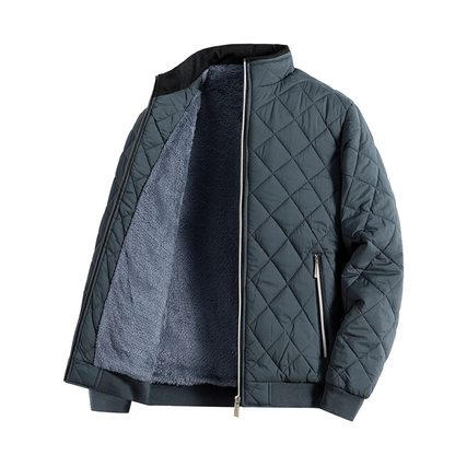 Laurent | Men's quilted diamond jacket