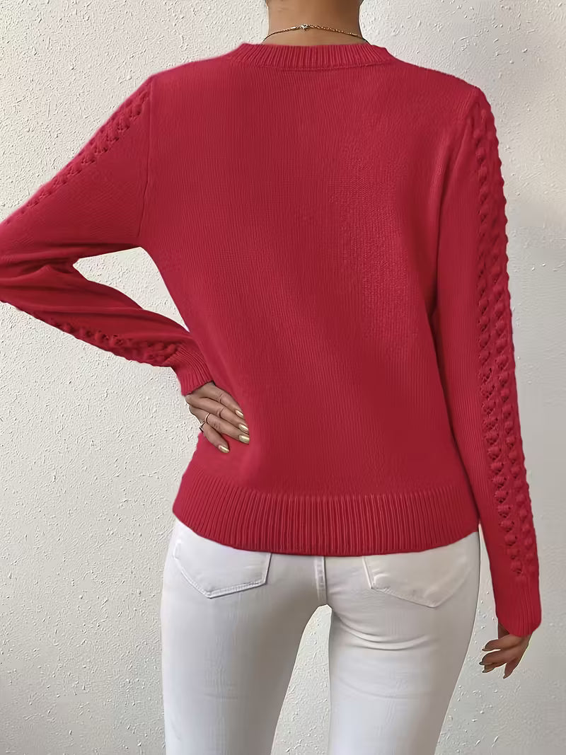 Shannen | Long Sleeve Knitted Sweater