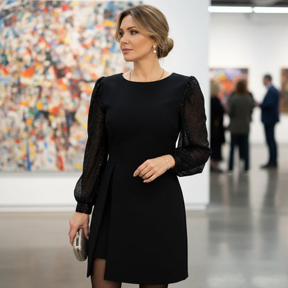 Jade | Dress with Sequin Details