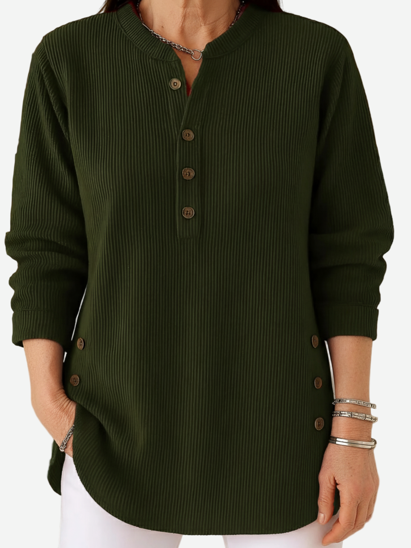 Harperly | Long Sleeve Solid Knit Sweater